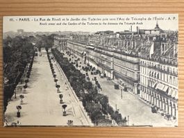 Antike Ansichtskarte, FRANKREICH, PARIS, La Rue de Rivoli
