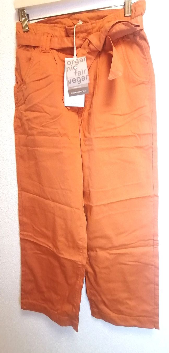 Pantaloni: Hose ''Anemone'' orange fairtrade recolution Grösse S – Nuovo e nell'imballaggio originale da Rheinfelden venduto da womanskirtSecondhand