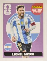 Panini Extra Sticker Lionel Messi FIFA World Cup 2026 lila