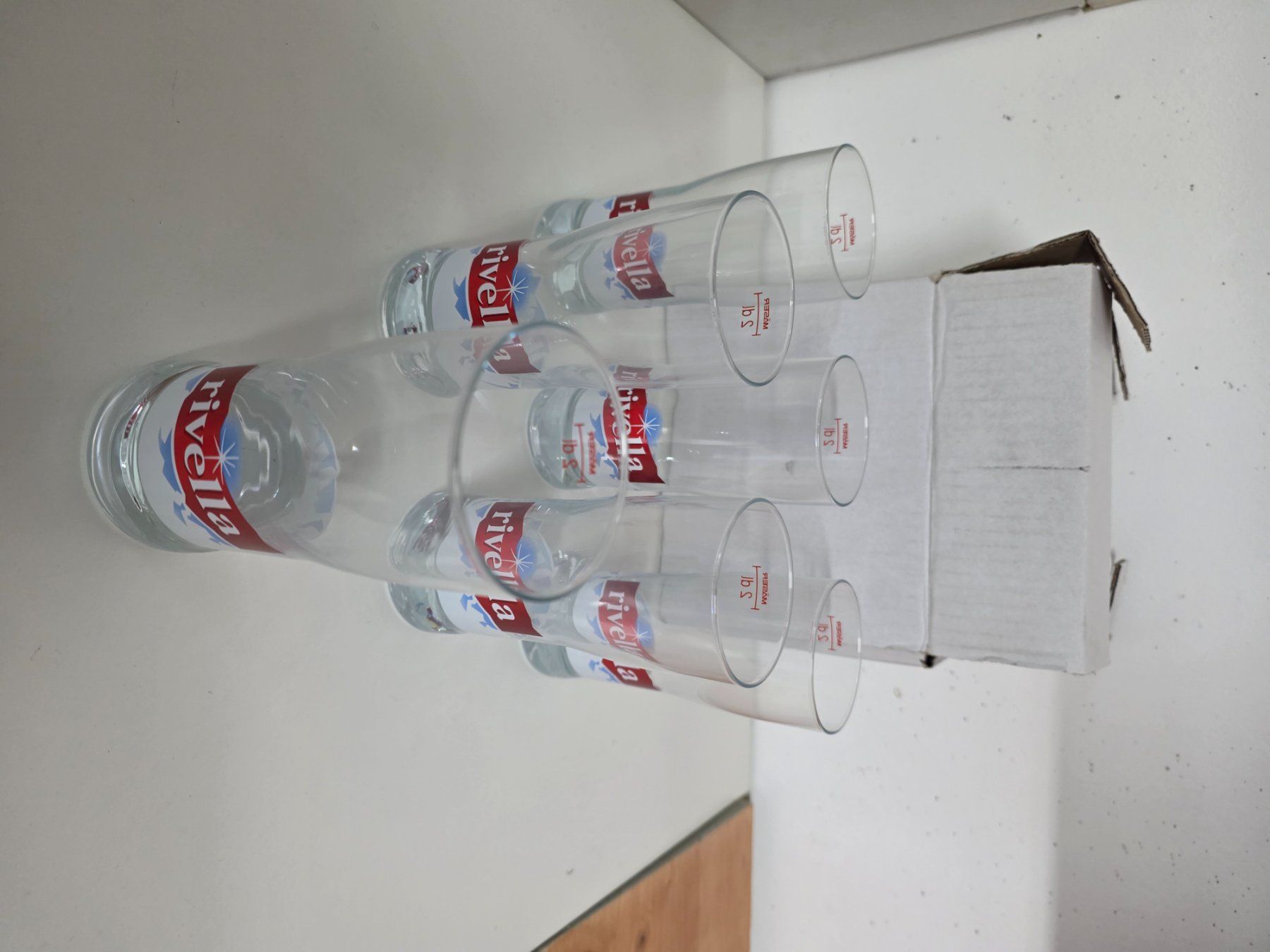 Bicchieri: Rivella Rot 2dl Glas Gläser 6 Stk. – Nuovo (secondo la descrizione) da Dorf venduto da Echo_Elements 1