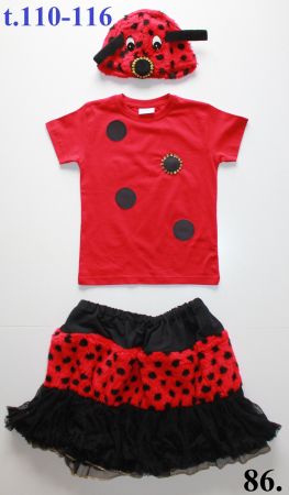 Costume coccinelle / Marienkäfer t. 110 - 116