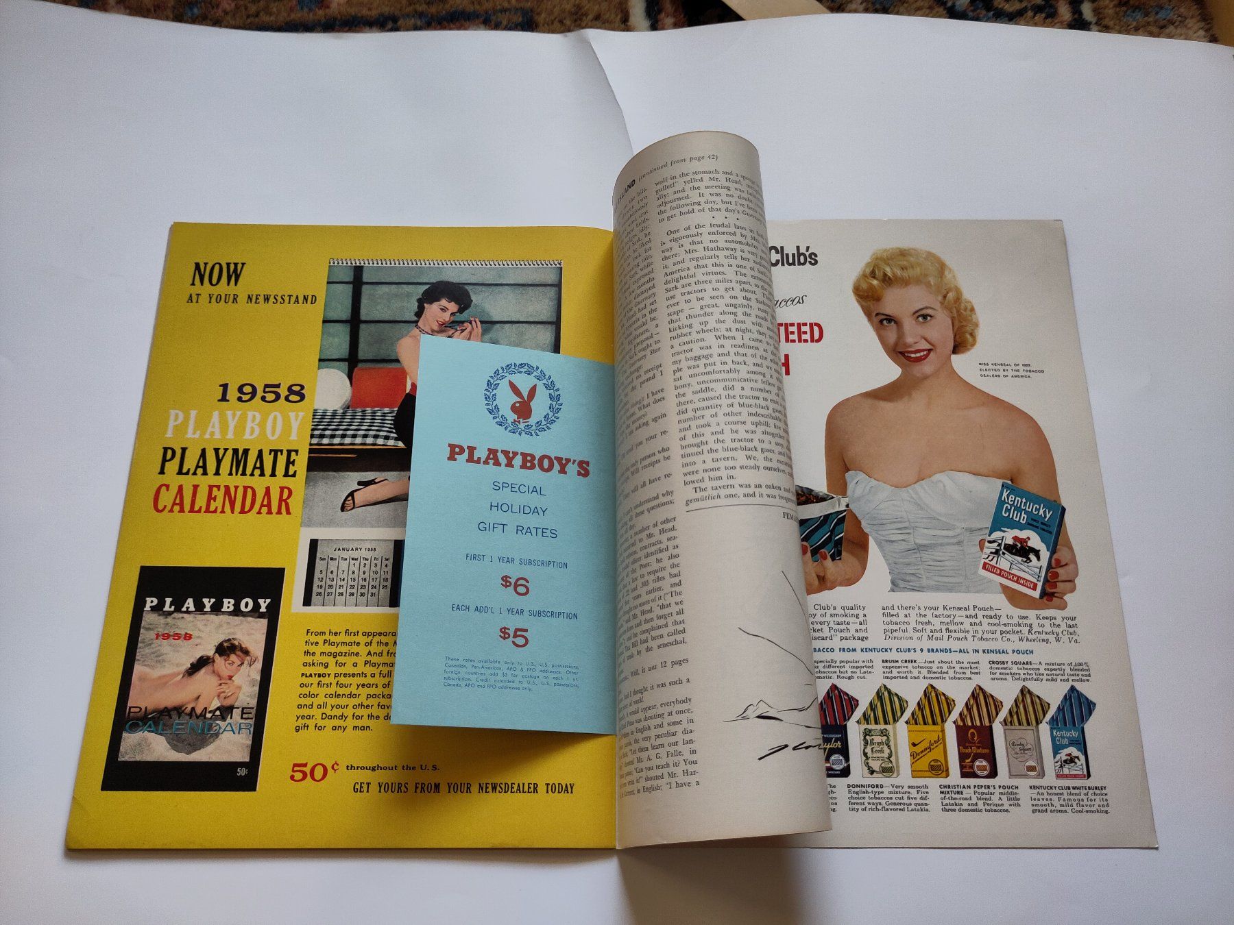 Revues & Magazines: Playboy Magazin Dezember 1957 – D'occasion à Schaffhausen par RolfMeister 7
