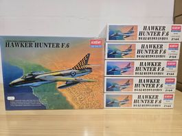 Bausatz Konvolut, 6x Hawker Hunter, 1:48, Academy