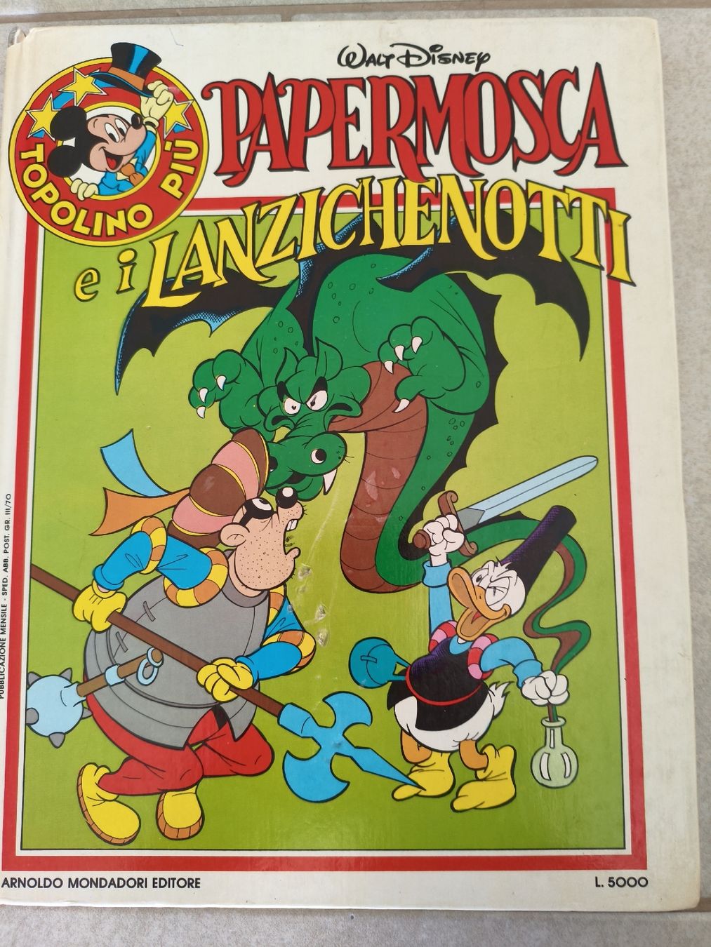 Fumetti: Papermosca e i Lanzichenotti - Topolino Più 5 – Usato da Tesserete venduto da rud_7vkn