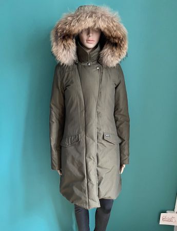 WOOLRICH Parka | abnehmbare Kapuze & Besatz 💚