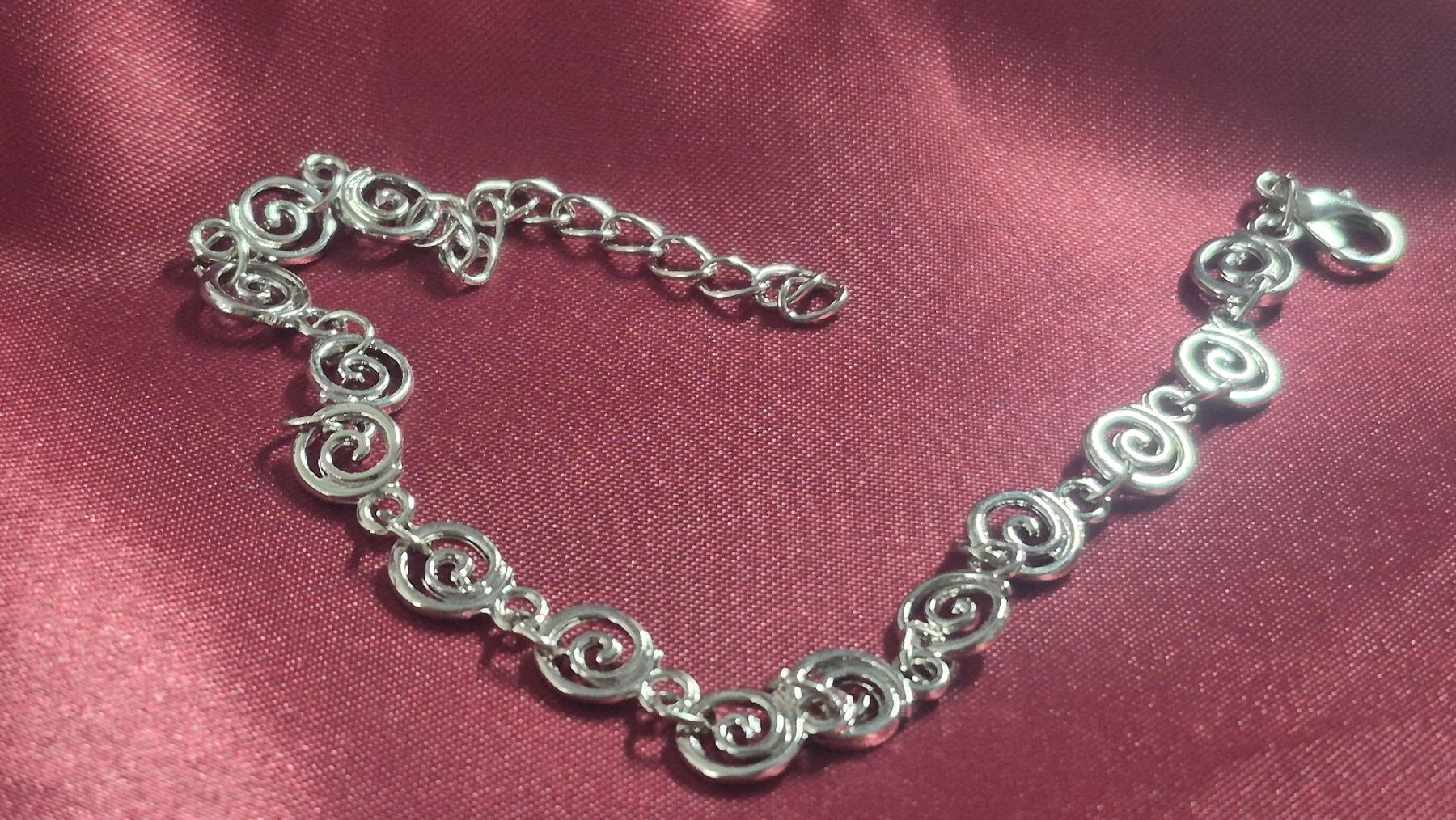 Bracciali & Braccialetti: Bracciale donna argento stile spirale, lunghezza regolabile – Nuovo (secondo la descrizione) da Giubiasco venduto da Stefaniav 2