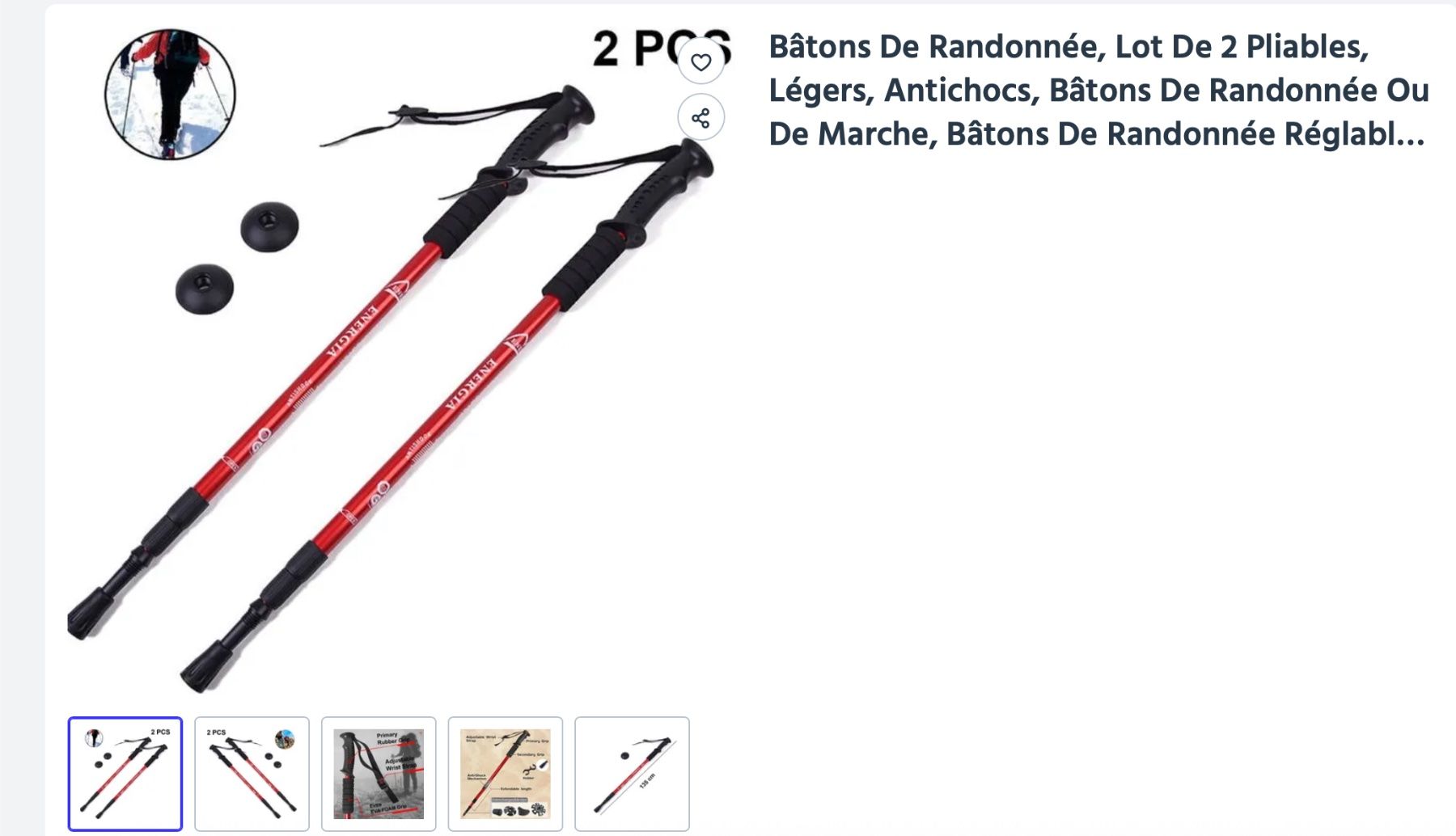 Wanderstöcke: Batonet de randonnet – Gebraucht aus Bienne von Daniel_Schader