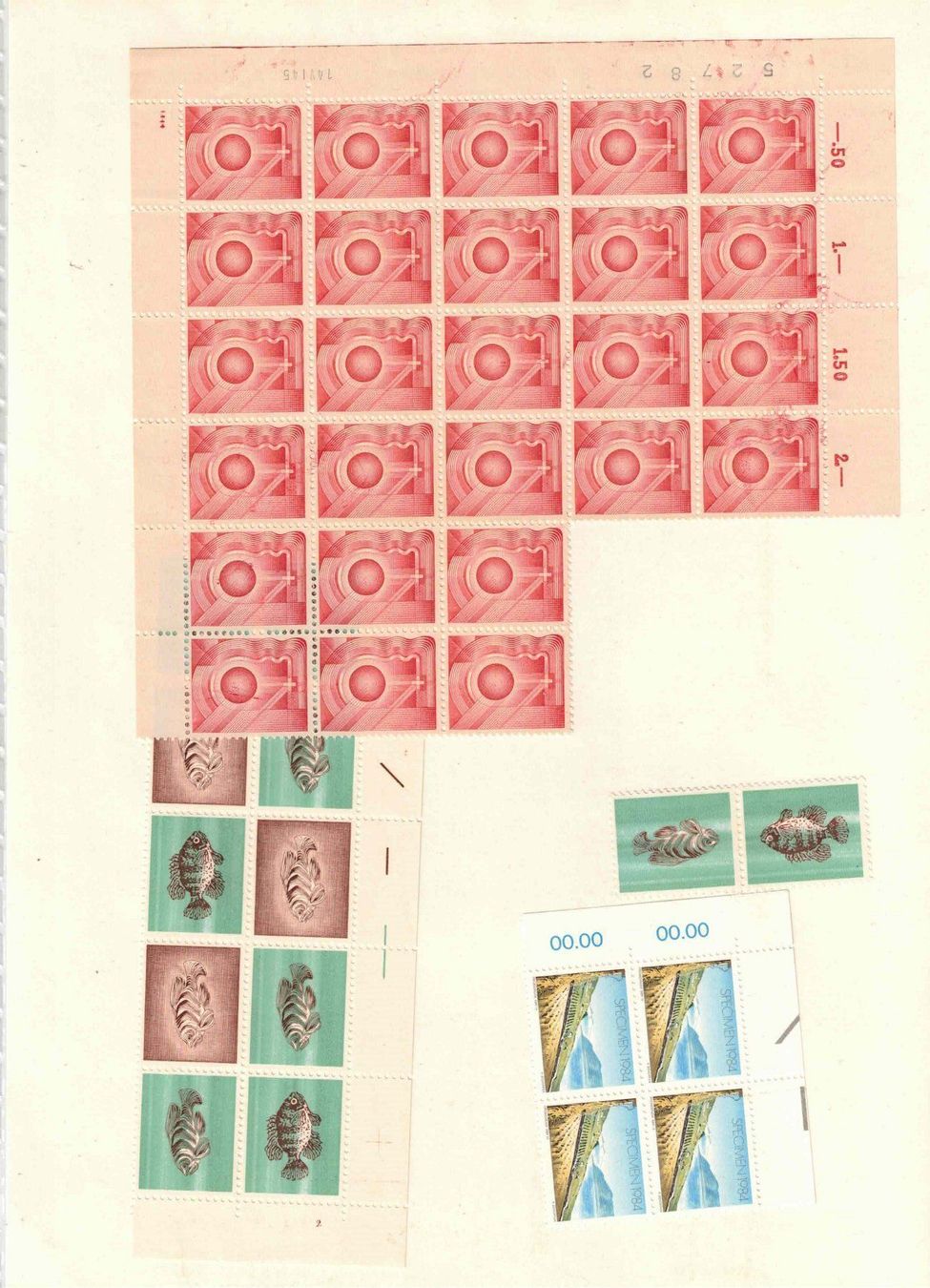 Alle Briefmarken: 6 Scans Probedrucke und dergleichen !! – Gebraucht aus Bibern SH von Heinibuehrer 4