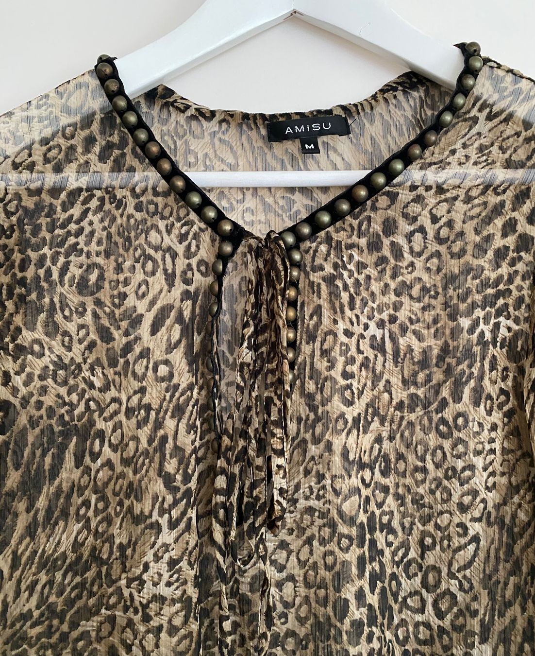 Camicette: Bluse in Animal-Print, Gr. M – Usato da Zürich venduto da Maria2021 1