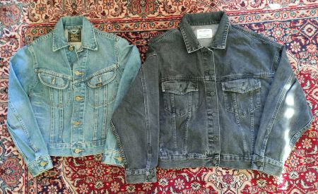 2 Jeansjacken 2 vestes jeans 2 giacche di jeans