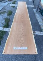 229 x 3 x 55 cm Lärche Klotzbrett Brett Baumstamm sägeroh