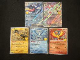 🇬🇧 promo 30th moltres zapdos articuno Sylveon Greninja 