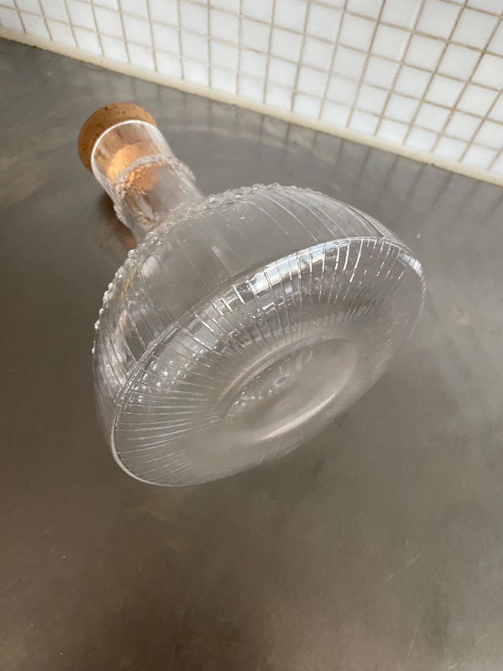 Iittala Caraffe: Karaffe Iittala Niva Glaskaraffe von Tapio Wirkkala – Usato da solothurn venduto da soko75 3