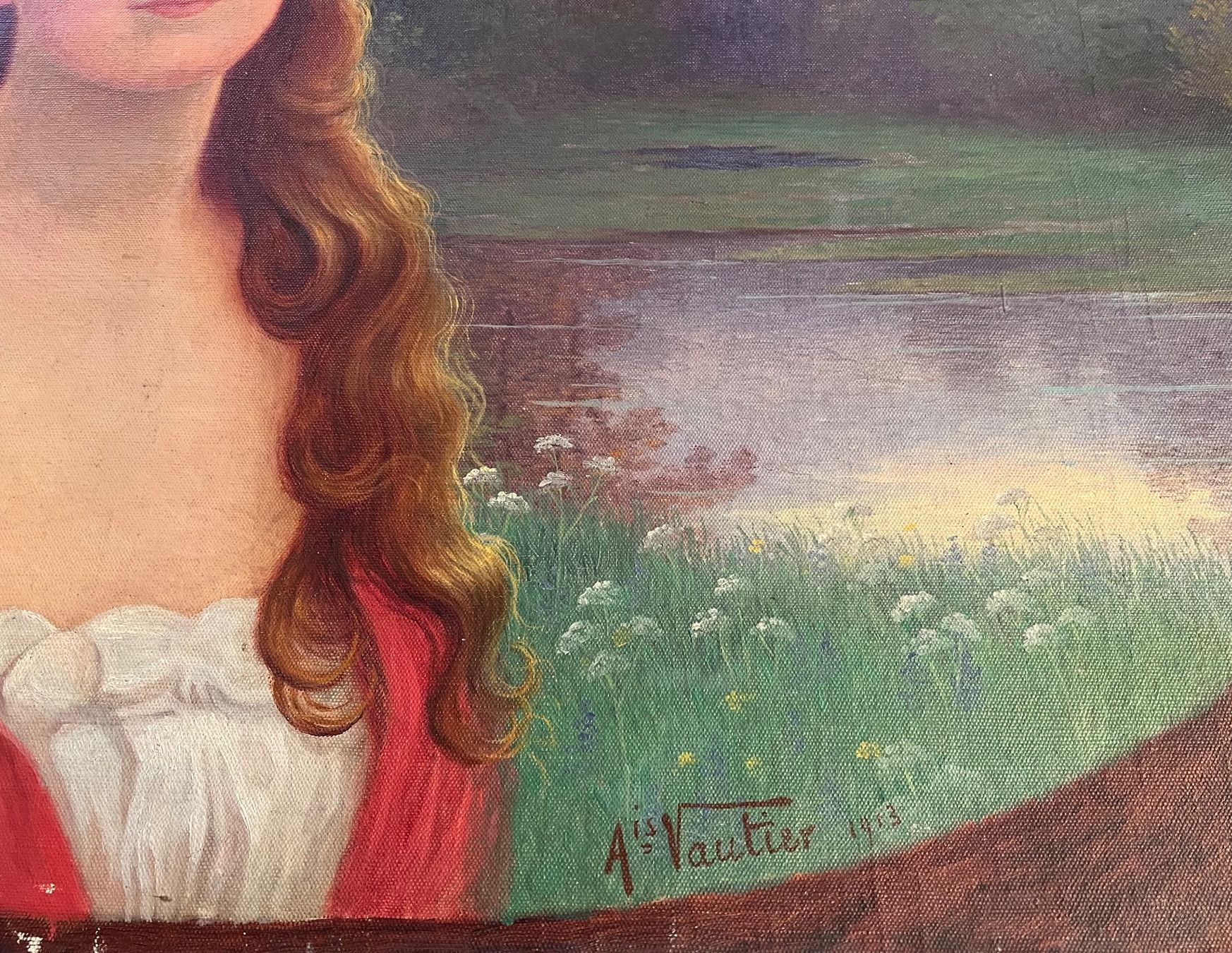 Dipinti: Vautier Alexis 1870 - 1929 – Usato da Schaffhausen venduto da authentique 1