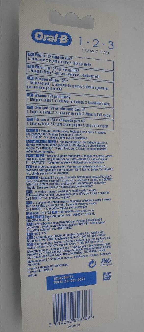 Oral B Cura del viso: 12 Pack Oral-B Zahnbürsten, Nr. 37b – Nuovo e nell'imballaggio originale da Kottwil venduto da Crazyrolf 3
