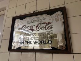 Coca-Cola Spiegel, Antik, selten, Top Zustand, Vintage!