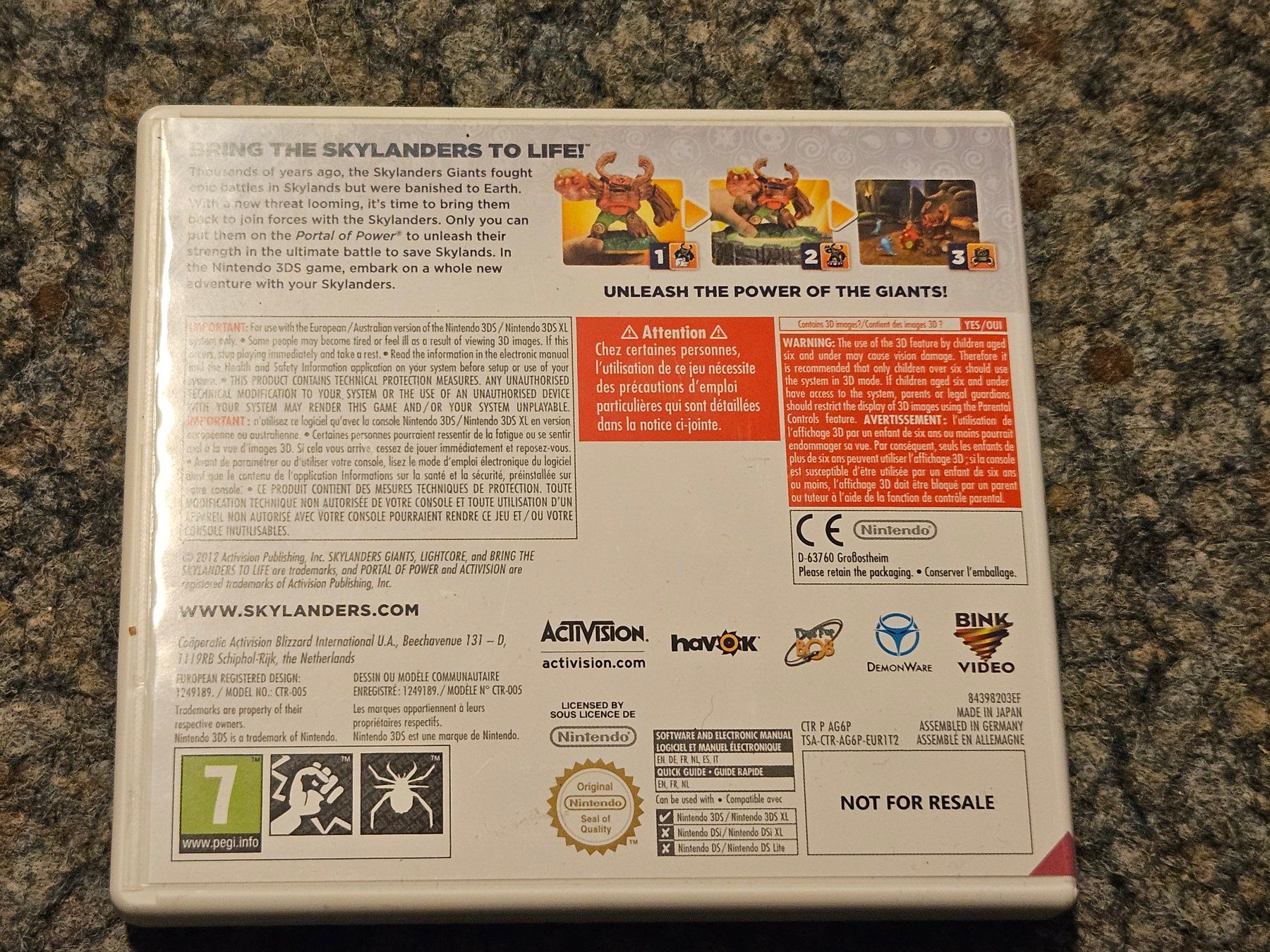Nintendo Giochi: Skylanders Giants  Nintendo 3DS Neu – Nuovo (secondo la descrizione) da Hindelbank venduto da GameBoy1981 2