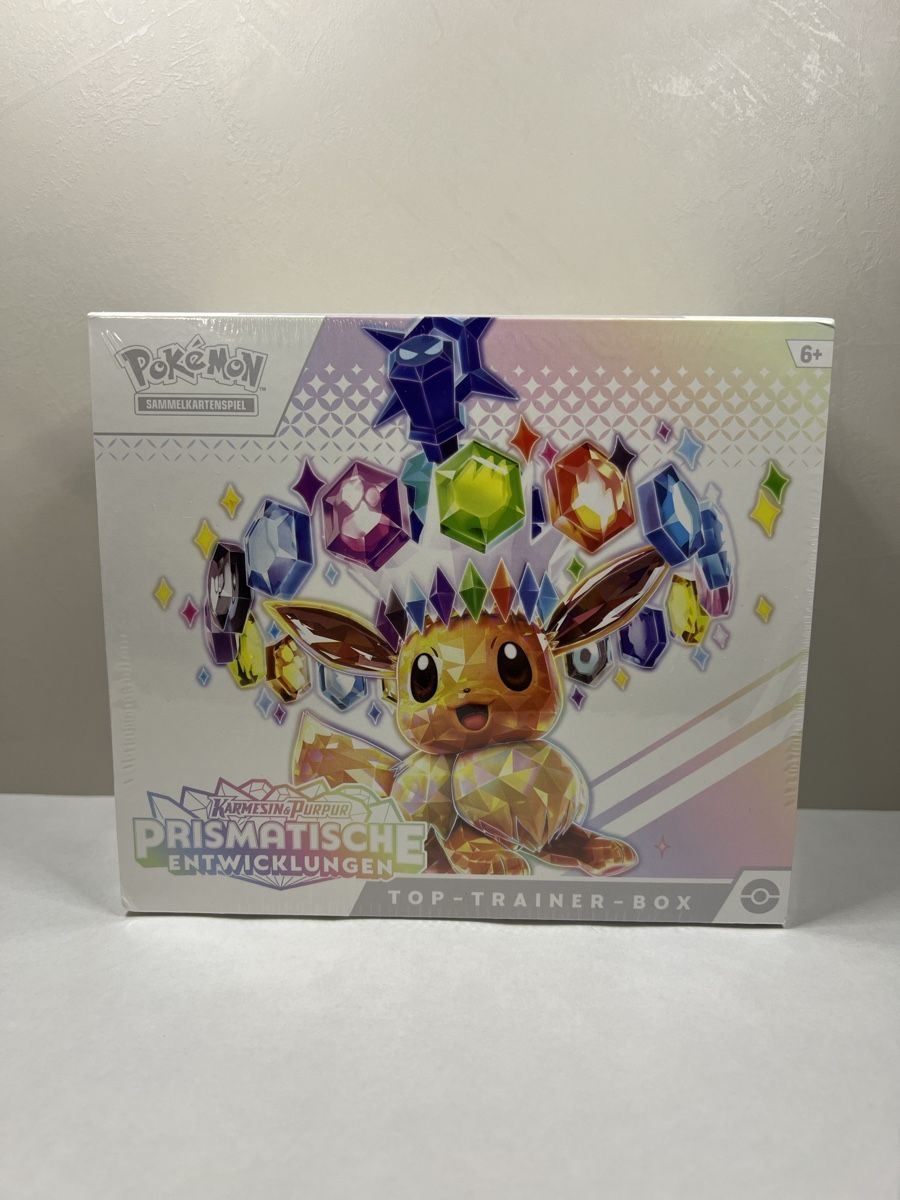 Pokémon Prismatische Entwicklungen Top Trainer Box (DE) Kaufen auf Ricardo