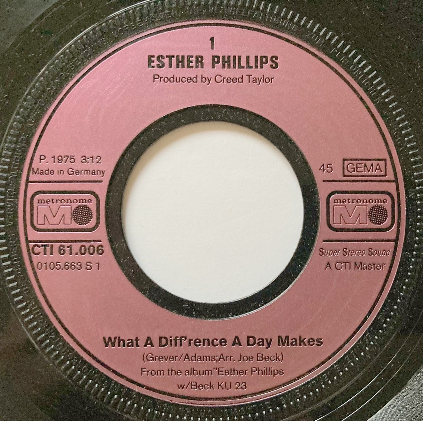 Vinyles: ESTHER PHILLIPS - WHAT A DIFF'RENCE A DAY MAKES – D'occasion à Bottens par hotter-than-hell 2