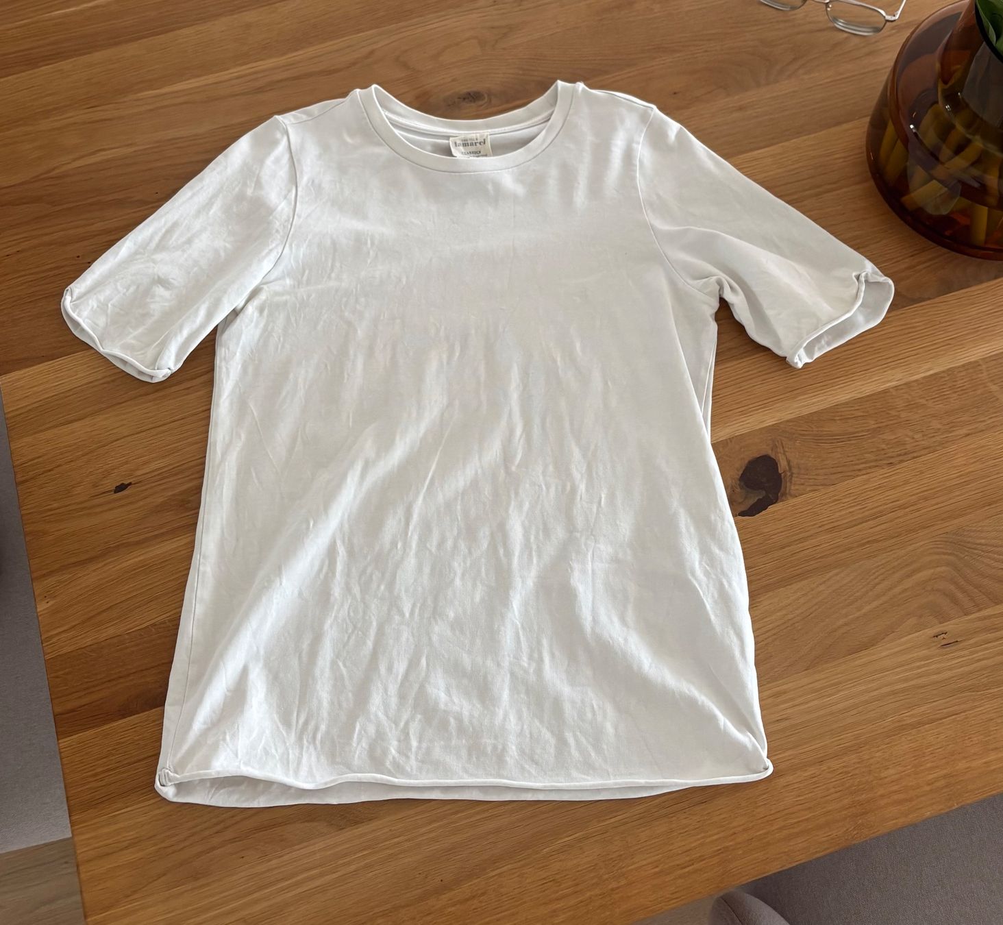 Lamarel T-shirt: Zwei lamarel Basic T-Shirts in weiss - Gr. XS/S – Usato da Oberbuchsiten venduto da no5_t19p9 1