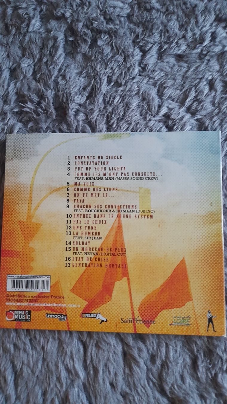 CD: DATUNE      ENFANTS DU SIECLE    CD – Usato da Wetzikon ZH venduto da Ramones01 1