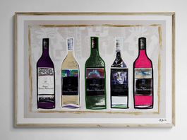 Bordeaux Wein Moderne Kunst Urban Pauillac Chateau Mouton