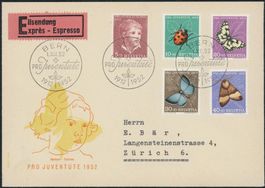 1952 - Pro Juventute - FDC ET