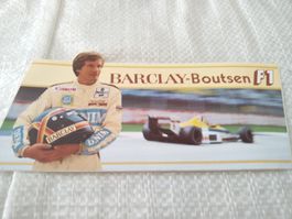 Sticker Formel 1 Terry Boutsen 80er Top