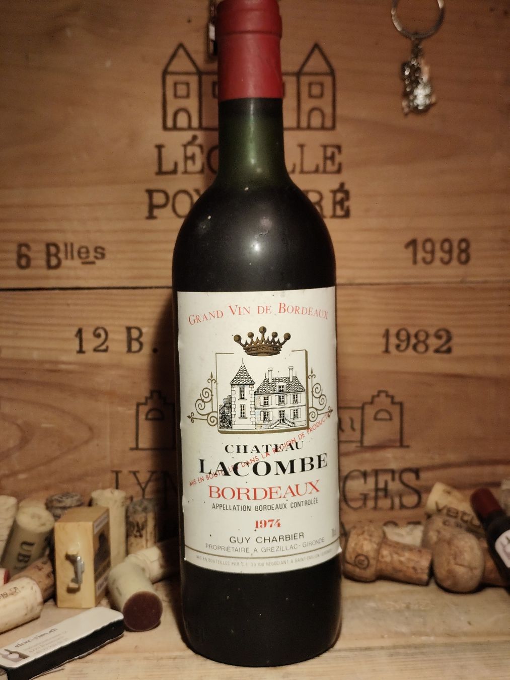 Vino: 1974 Château Lacombe Bordeaux – Nuovo (secondo la descrizione) da Büsserach venduto da Vintage-vins 5