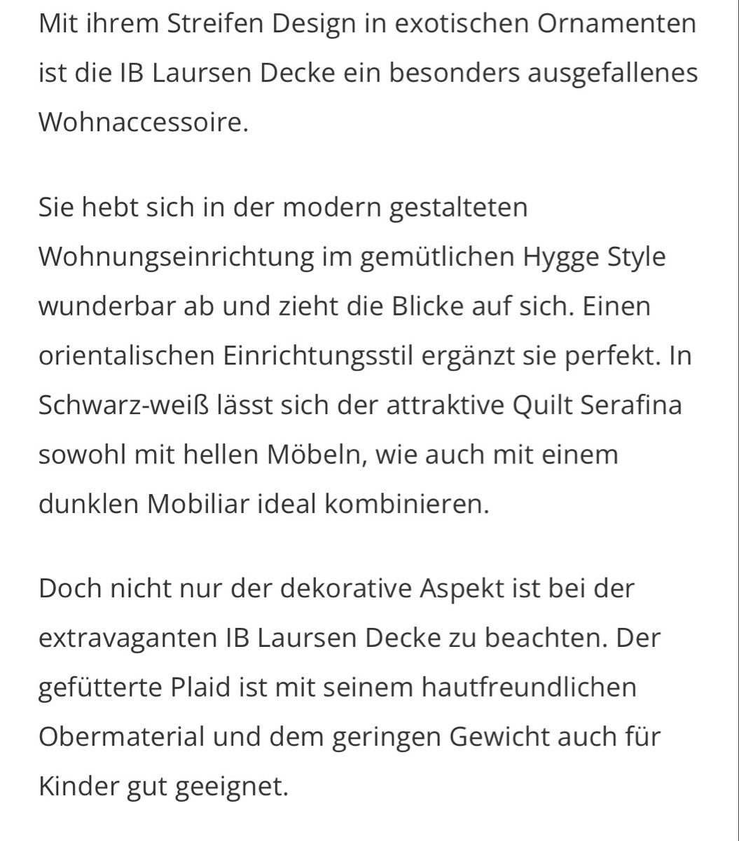 IB Laursen Coperte: Decke Quilt Ib Laursen..Neu.. – Nuovo (secondo la descrizione) da Hünenberg venduto da Smile77.. 5