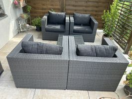 Gartenlounge / Rattanlounge