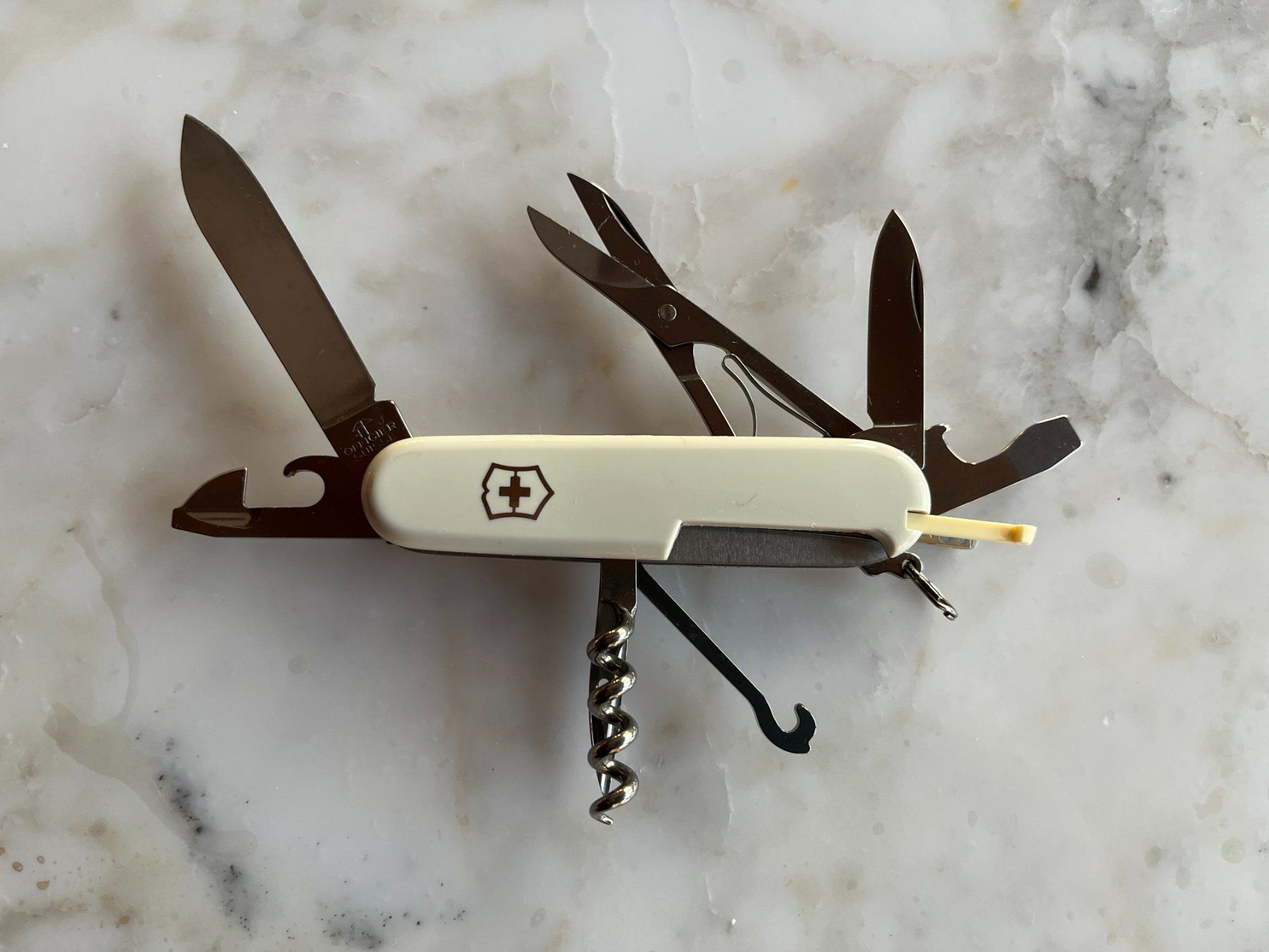 Victorinox Coltelli tascabile: Sackmesser Victorinox, weiss – Nuovo (secondo la descrizione) da Bern venduto da cubus01 1