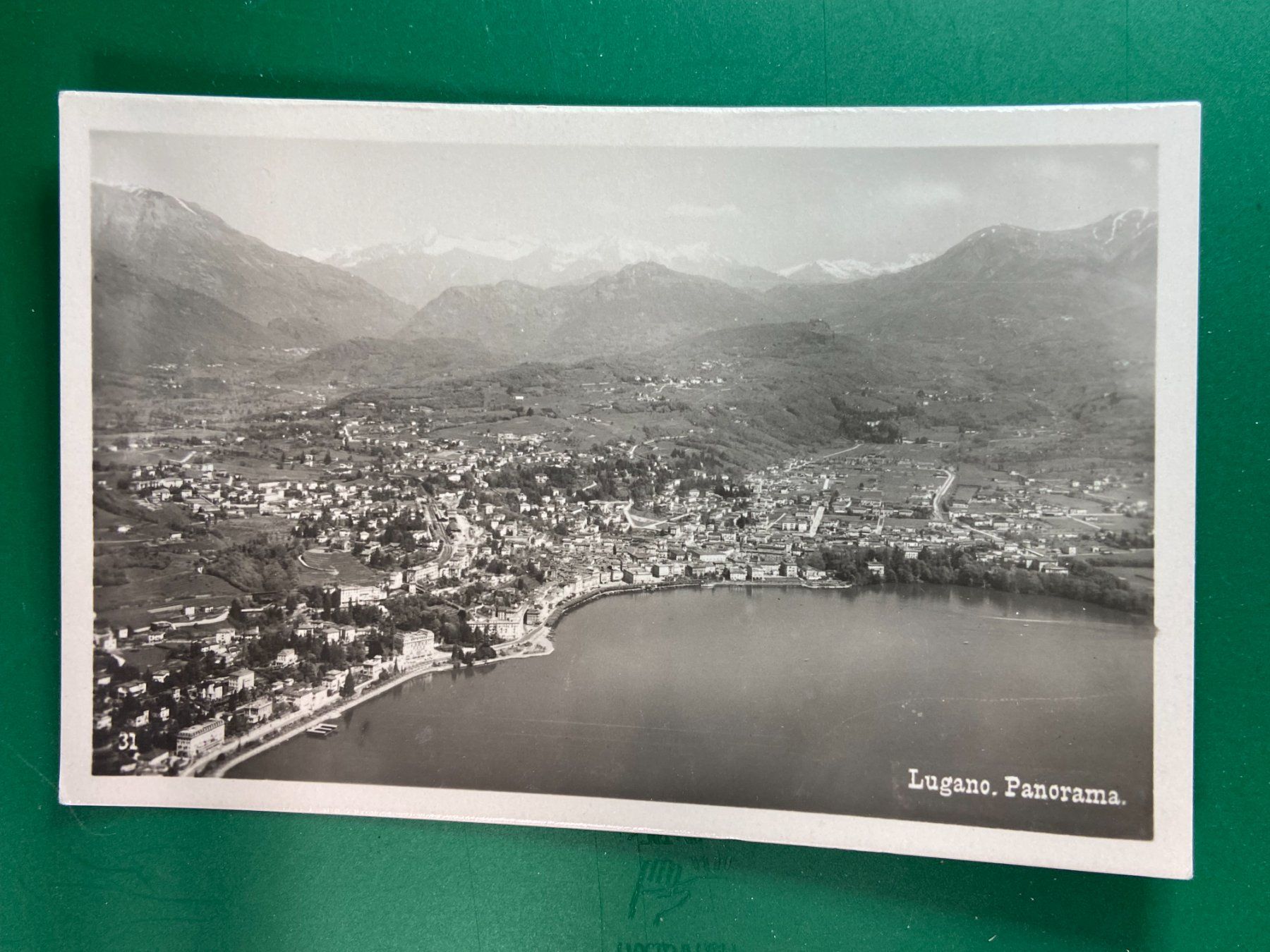Cartoline postali: Lugano - Panorama – Usato da Steg VS venduto da danwer74