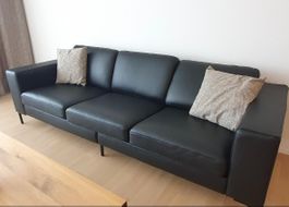Ledersofa SITS Domino 3 classic seater divided