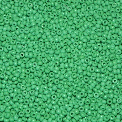Perlen (unechte): Saatperlen Opaque Pastel Mint Green 3mm – Neu und originalverpackt aus Klingnau von SilberwindArt