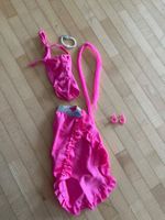 Barbie Kleider Set pink mit Collier und High Heels