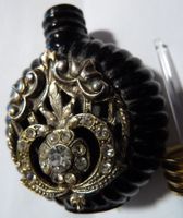 SCHÖNER KRISTALL -PERFUME-FLACON-MIT ZERSTÄUBER,--ROBUST