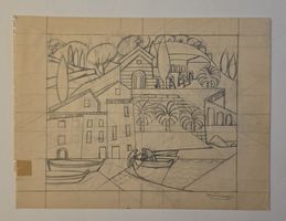 Lill Tschudi Original Zeichnung, 45x34cm gut gehandelt