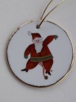 Porzellan Weihnachts Schmuck,Handbemalt