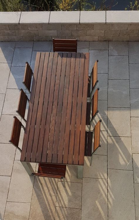 Gartentisch + 8 Stühle Teakholz Zumsteg Collection Kaufen auf Ricardo