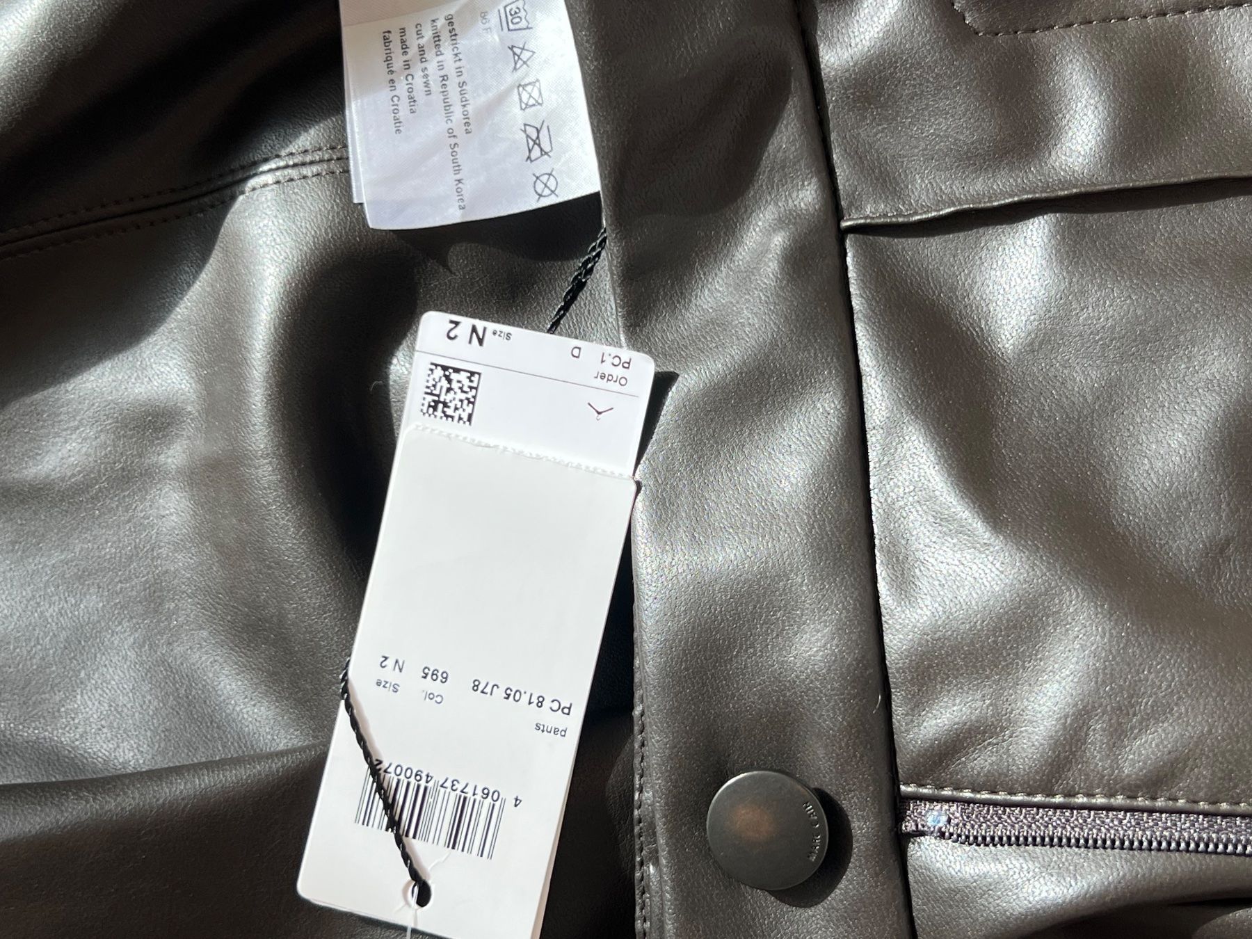 Marc Cain Pantaloni: Leder Trousers Marc Cain, new – Nuovo e nell'imballaggio originale da Sattel venduto da Zlata1 2