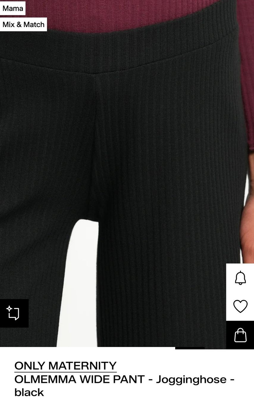 Pantaloni: Mama Jogginghose von Only, schwarz, Grösse L – Nuovo (secondo la descrizione) da Zürich venduto da rah_5p85 1
