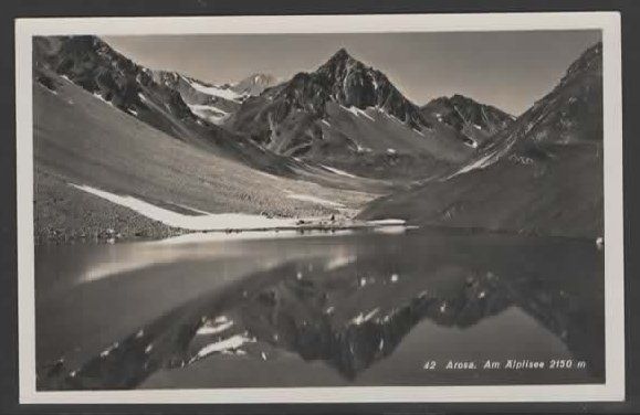 Cartoline postali: AROSA am ÄLPLISEE    (K – Usato da Ruggell venduto da Masescha