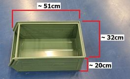 10x Schäferboxen Lagerboxen  Stahl  NP:54.00/Box