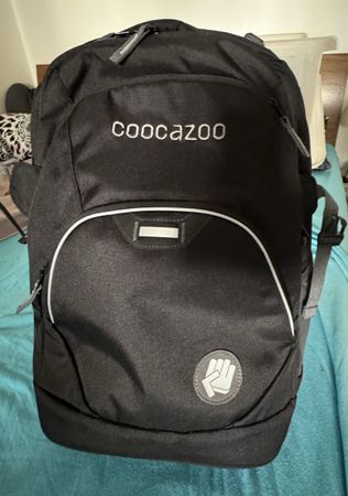 Coocazoo EvverClevver Rucksack in schwarz, ergonomisch, neu
