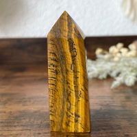 ✲ Tigerauge Turm ✲ 45g / 65mm Tiger Eye Obelisk Spitze