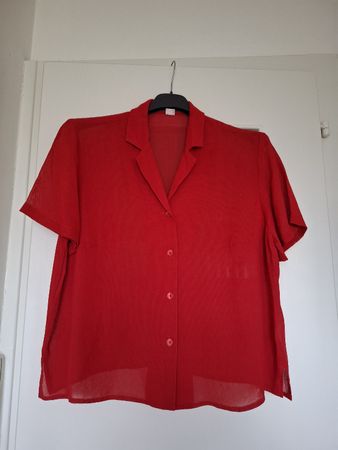 Chemise rouge Vintage