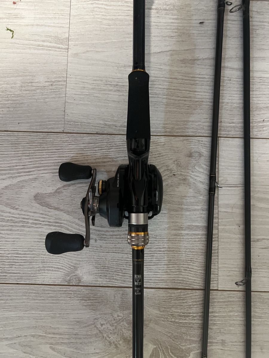 Canne da pesca: Canne à pêche casting Benkei avec Shimano Curado – Nuovo (secondo la descrizione) da Carouge GE venduto da Livie01