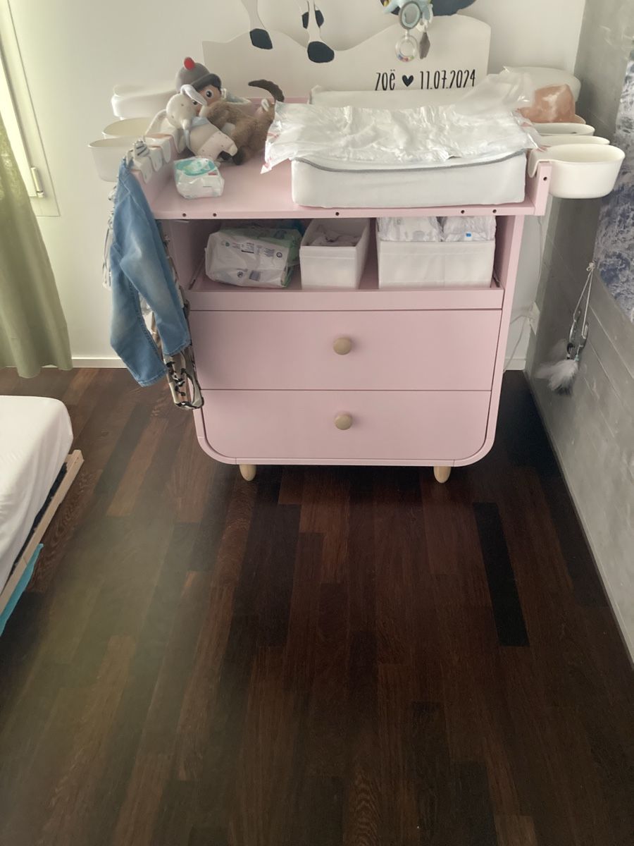 Ikea Fasciatoi & Accessori: Wickeltisch MYLLRA in ROSA – Usato da Sempach venduto da diegito_87