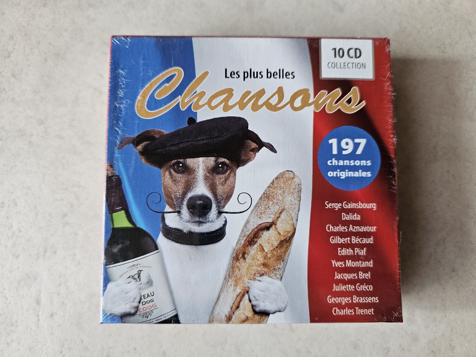 CD: Les Plus Belles Chansons / 10 CD Box mit 197 Titeln / OVP – Nuovo e nell'imballaggio originale da Schneisingen venduto da backstore24